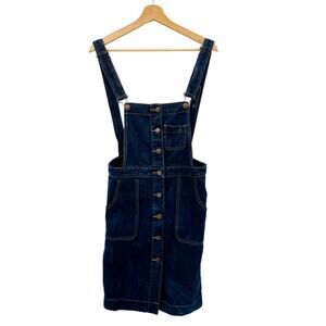 Urban Outfitters BDG Denim Dark Wash Overall Dress
